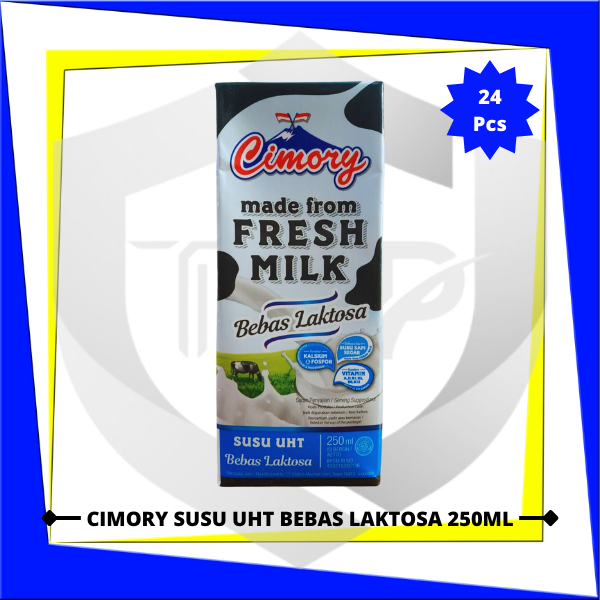 

CIMORY Susu UHT Bebas Laktosa 250ml x 24 pcs (1 Karton)