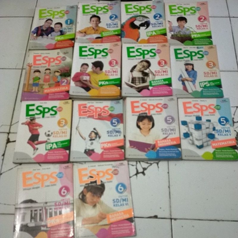 CABUTAN ESPS 1 2 3 5 6 MATEMATIKA UNTUK SD MI KELAS 1.2.3.5.6 K13 PENERBIT ERLANGGA