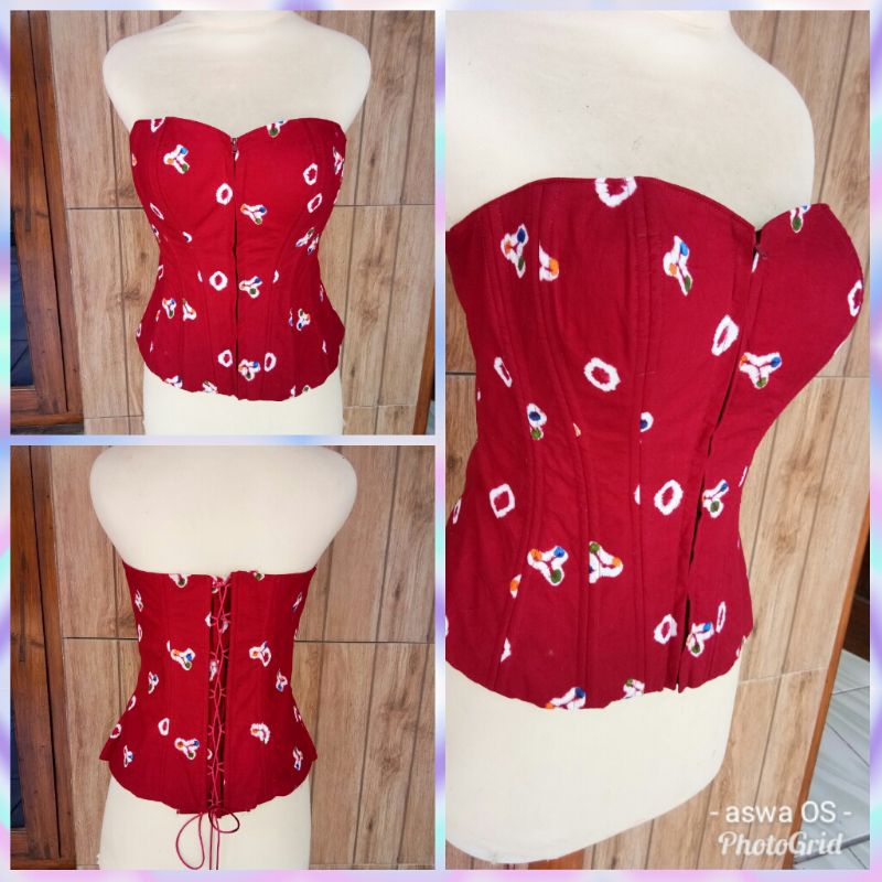 Kamisol jumputan || Kemben || Longtorso