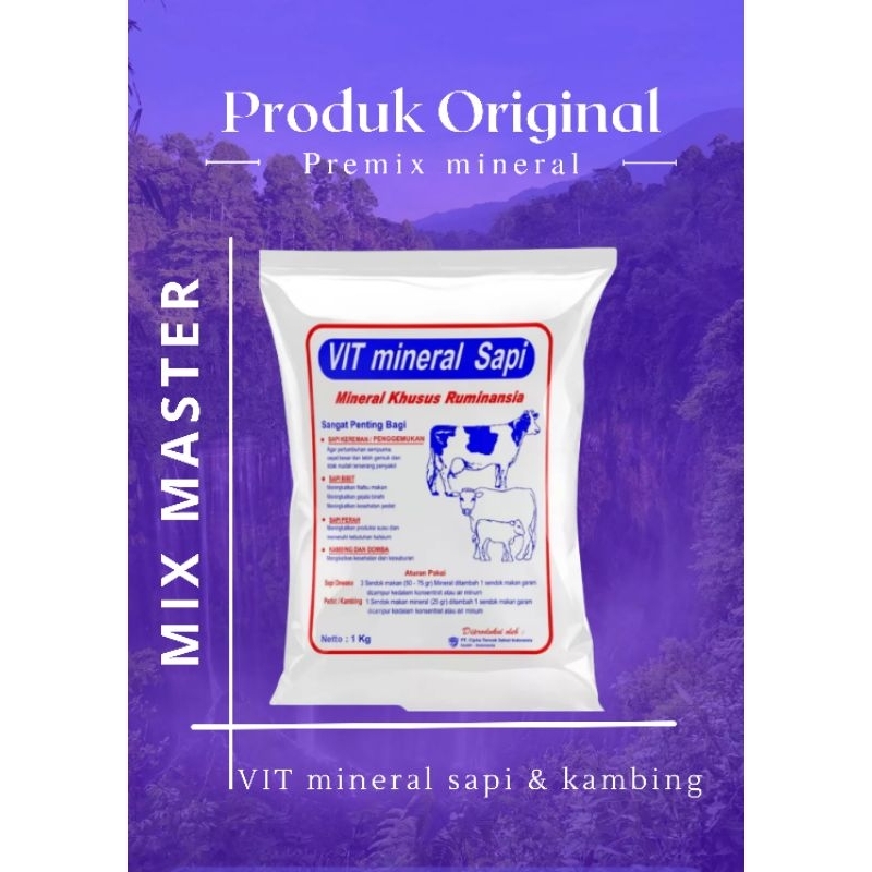 VIT MINERAL SAPI - KALSIUM PENGGEMUK SAPI KAMBING TERNAK