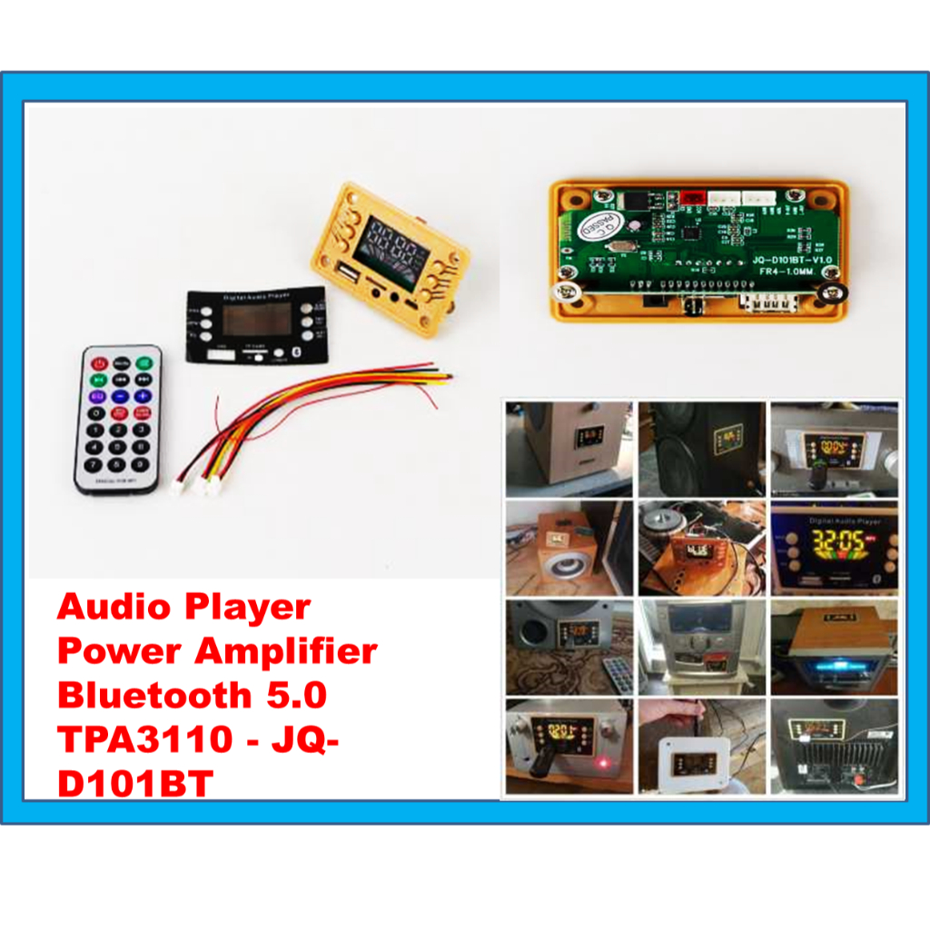 Amplifier Board Audio Bluetooth 5.0 TPA3110   DIY Subwoofer