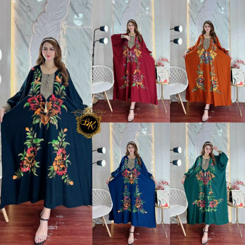 Kaftan Sultan Jumbo | Gamis Sultan Jumbo |Longdress Renda Jumbo Love Ld 130 | Longdress Arabian Jumb