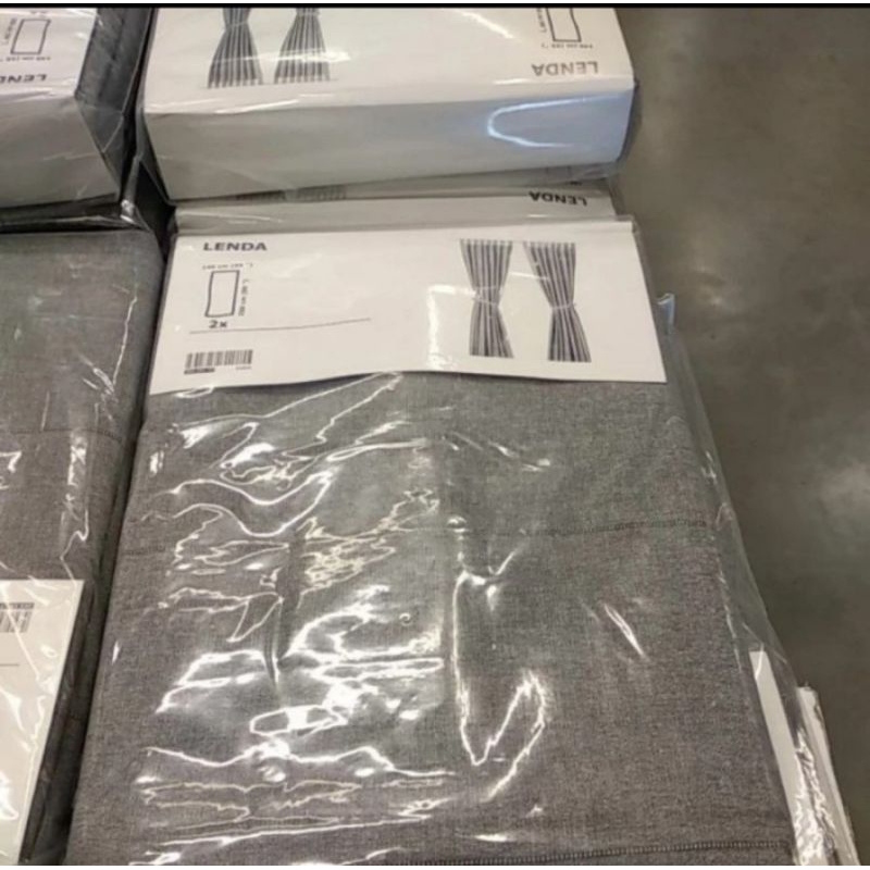 Gorden Lenda 1Pasang Dengan Pengikat 140x250cm