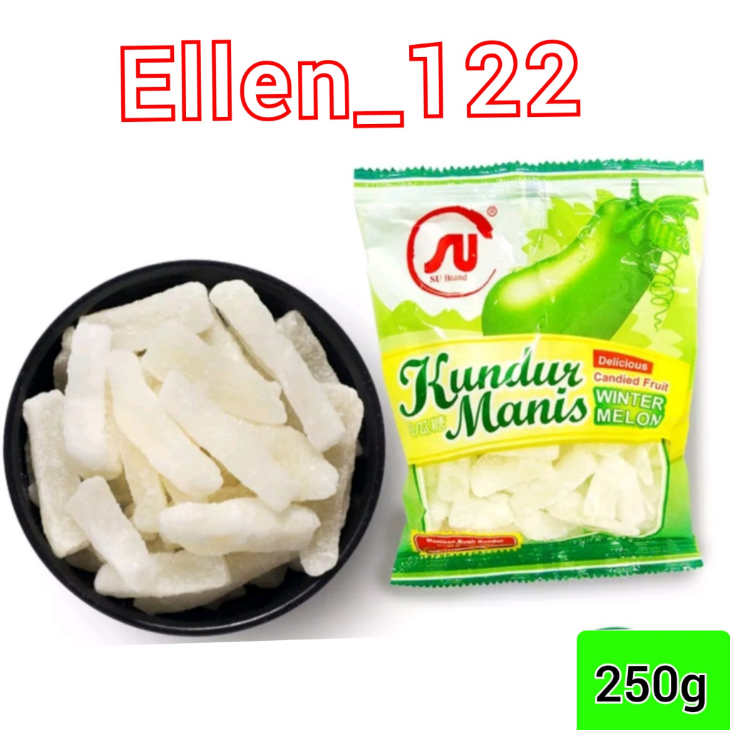 

Kundur Manis Winter Melon 250gram / Tangkue Tang Kue / Candied Fruit / Tangkui