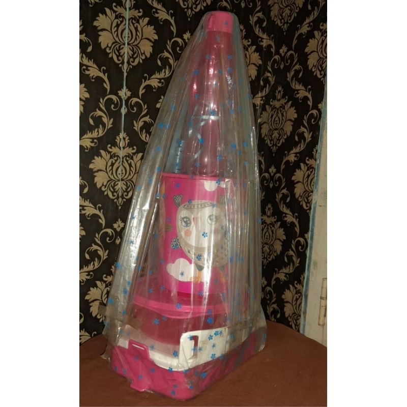 TUPPERWARE BIRDIE SET TEMPAT MAKAN RANTANG TOPLES MANGKOK BOTOL PINK