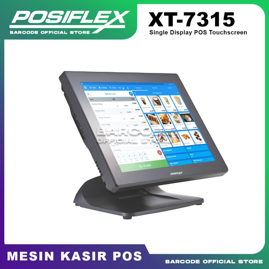Posiflex XT 7315 Mesin Kasir Touchscreen Windows Komputer Resto Cafe Retail POS