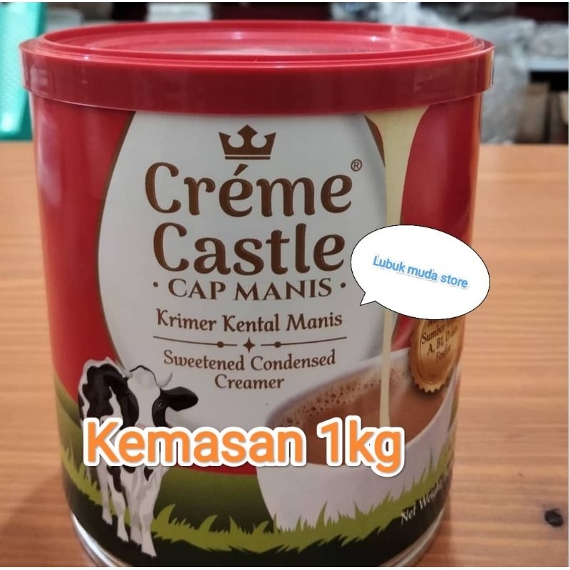 

Susu kental manis creme castle 1kg