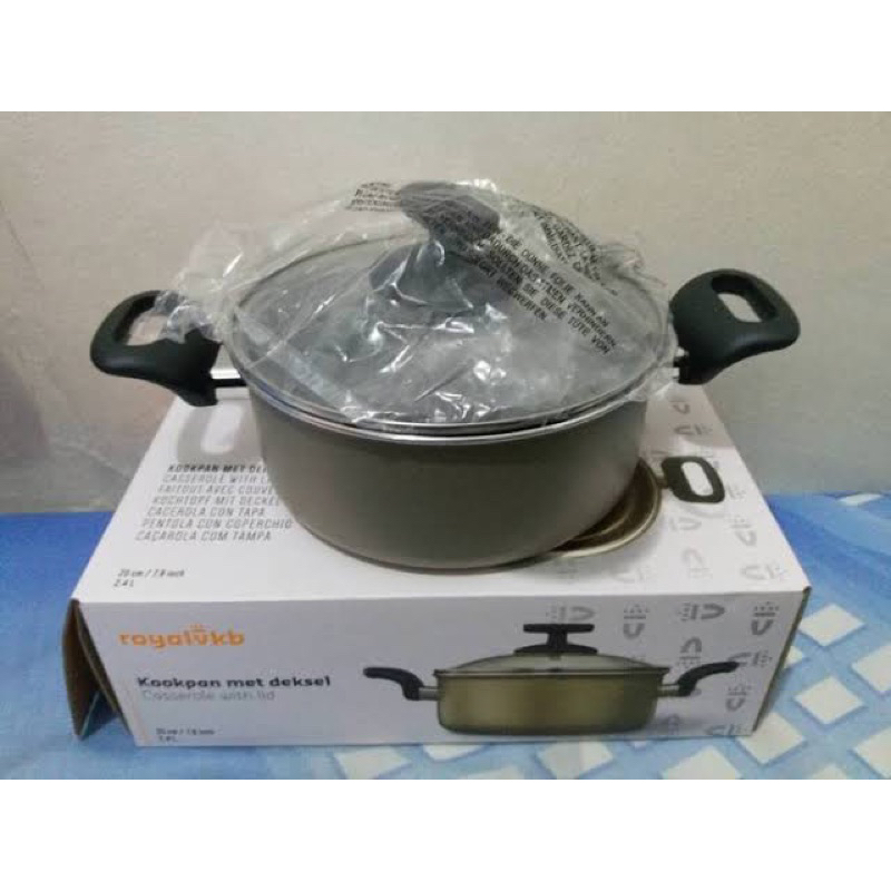 NEW Royal VKB Kookpan Met Deksel Panci 20 cm