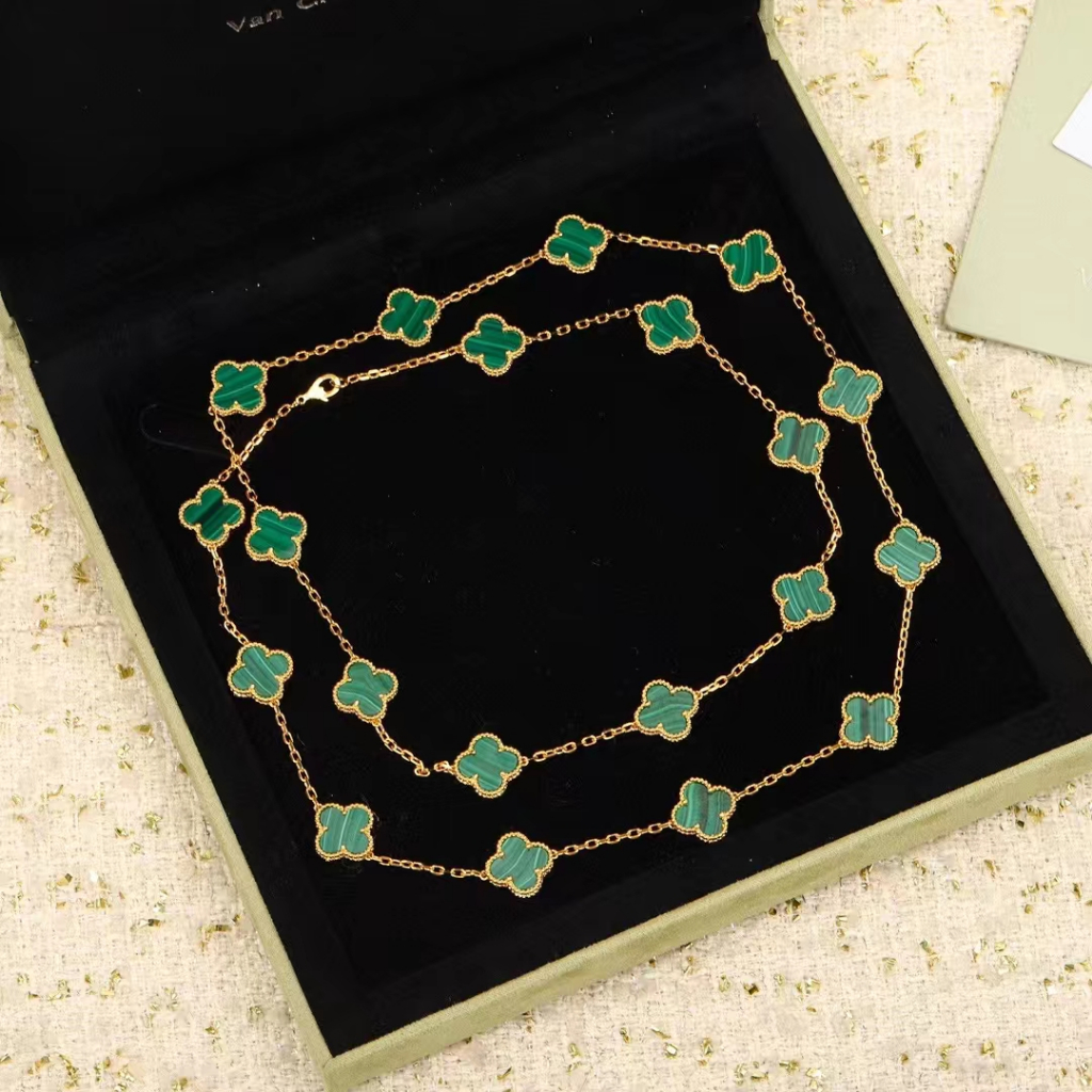 Van Cleef&Arpels vca 20 flower Four-leaf clover necklace