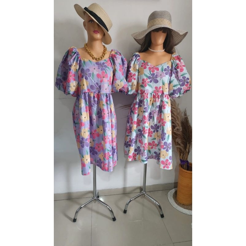 Dress bunga import bkk