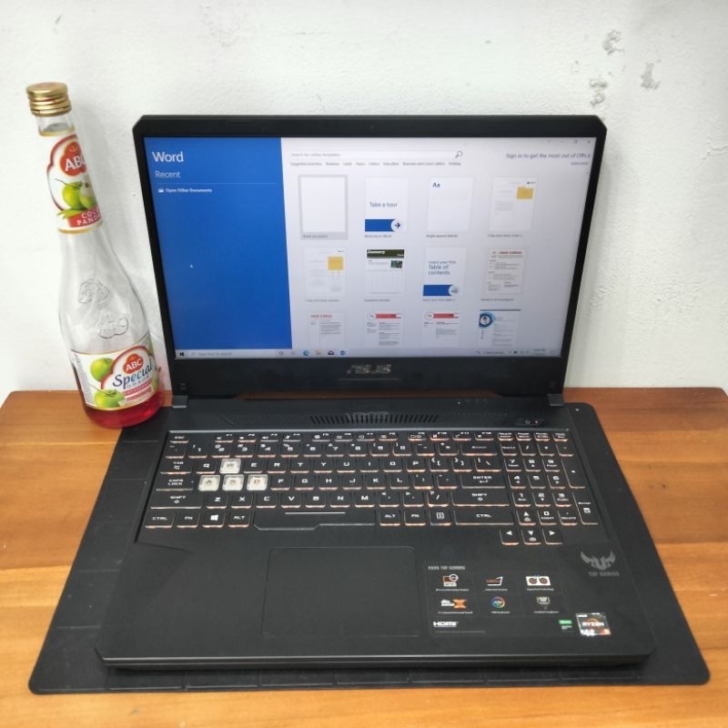Laptop Asus Tuf gaming FX505DD Amd Ryzen 5-3550H RAM 8/512GB GTX 1050