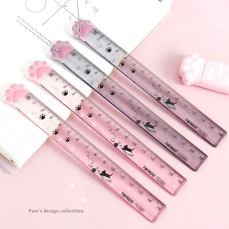 

Penggaris Lucu cute Ruler Cat Paw Kaki Kucing shape