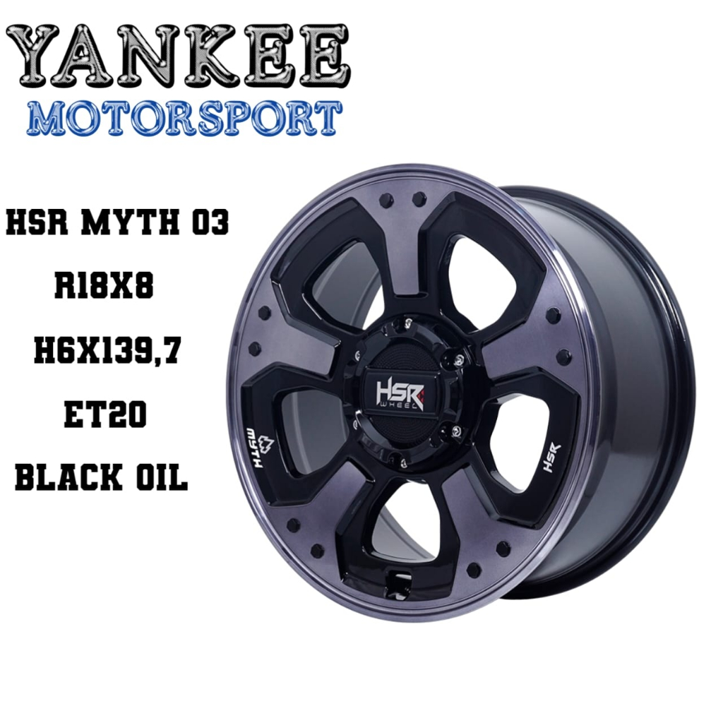 Velg HSR Ring 18 untuk Nissan Terrano, Fortuner, Pajero dll HSR MYTH03