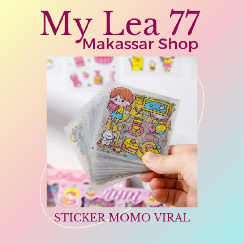 

Viral Sticker Momo Whaterproof - Stiker Momo Viral 1 Box 100 Pcs