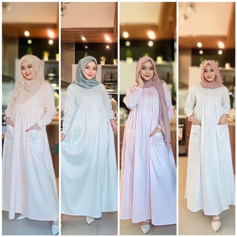 Roris Fasion Home Dress | Terbaru | Gamis motif Kembang terbaru untuk remaja dan dewasa
