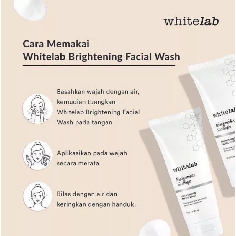 Ecer Whitelab Brightening Skincare Face Wash Pembersih Wajah