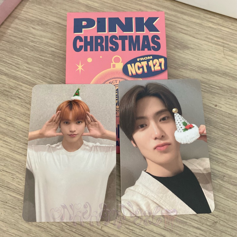 JUAL PHOTOCARD JAEHYUN TAEYONG TC PINK CHRISTMAS