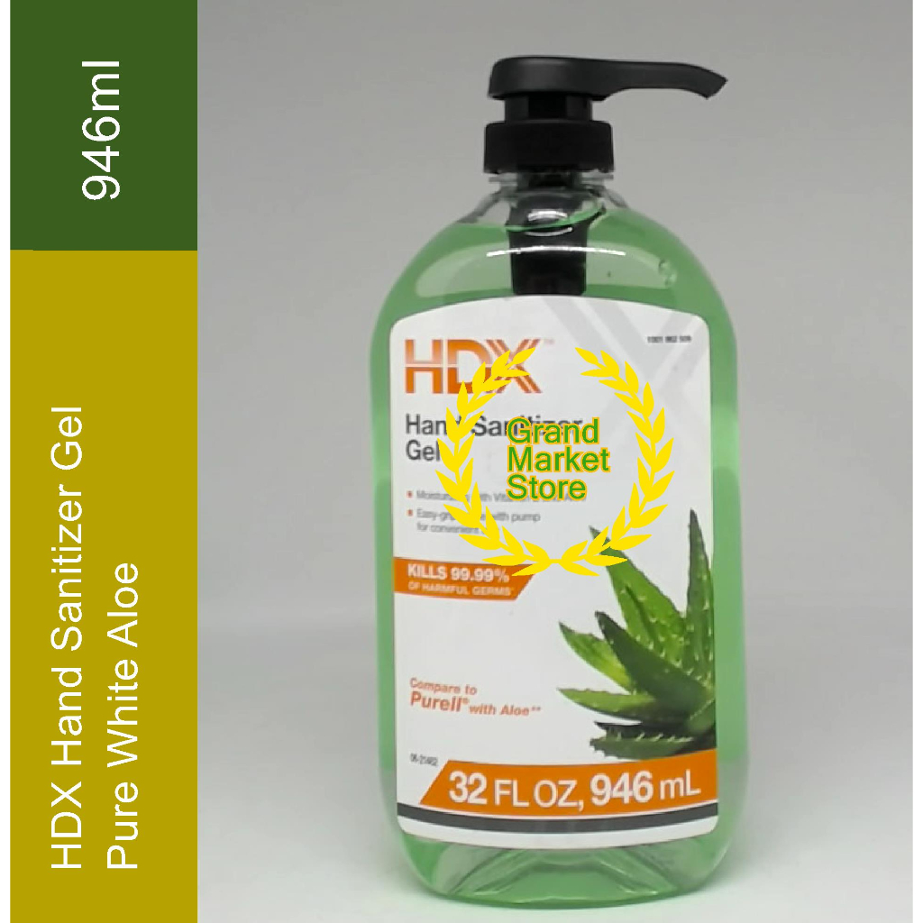HDX Hand Sanitizer Gel with Vitamin E and Aloe Vera 946 ml Pump