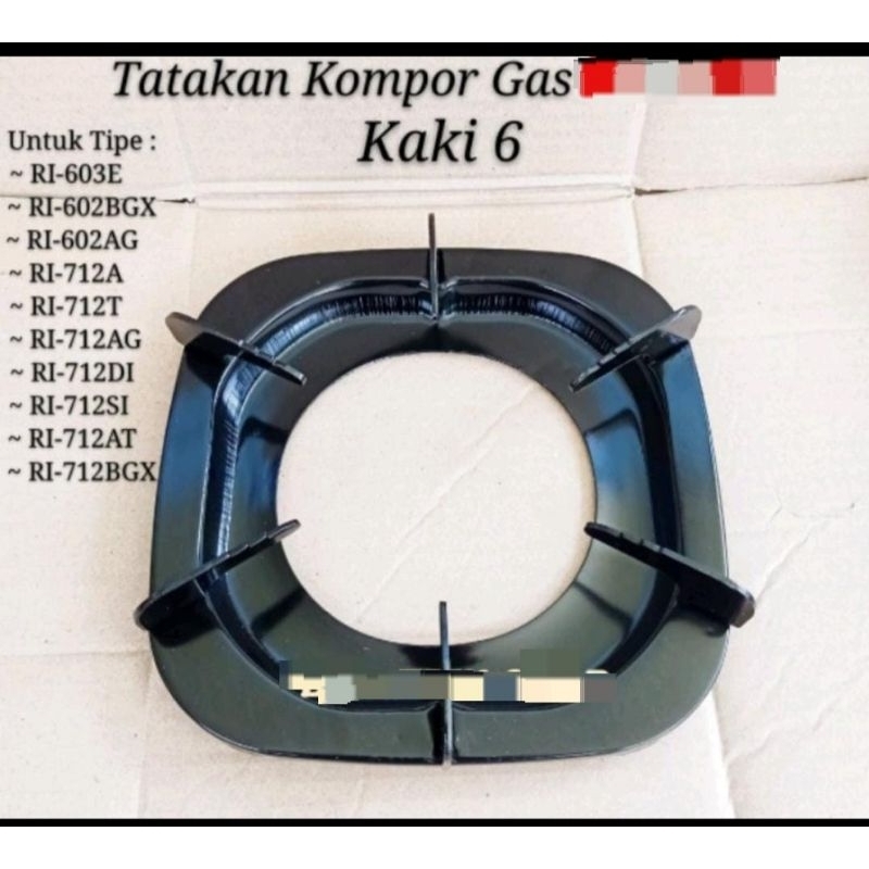 Tatakan kompor gas kaki 6