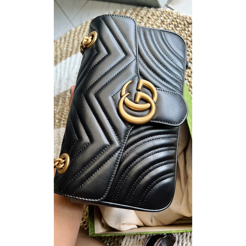 preloved gucci marmont mirror mulus like new