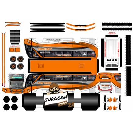 DIY Miniatur Bus STJ Conan Papercraft