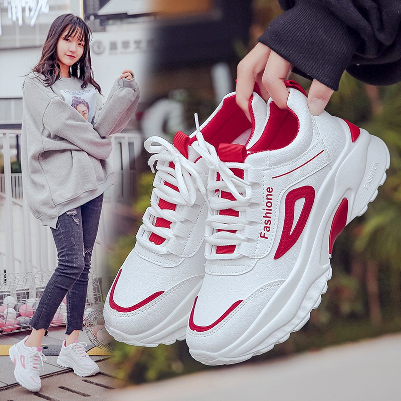 Sepatu Sneakers Wanita Spesial Kemerdekaan Sepatu Merah Putih