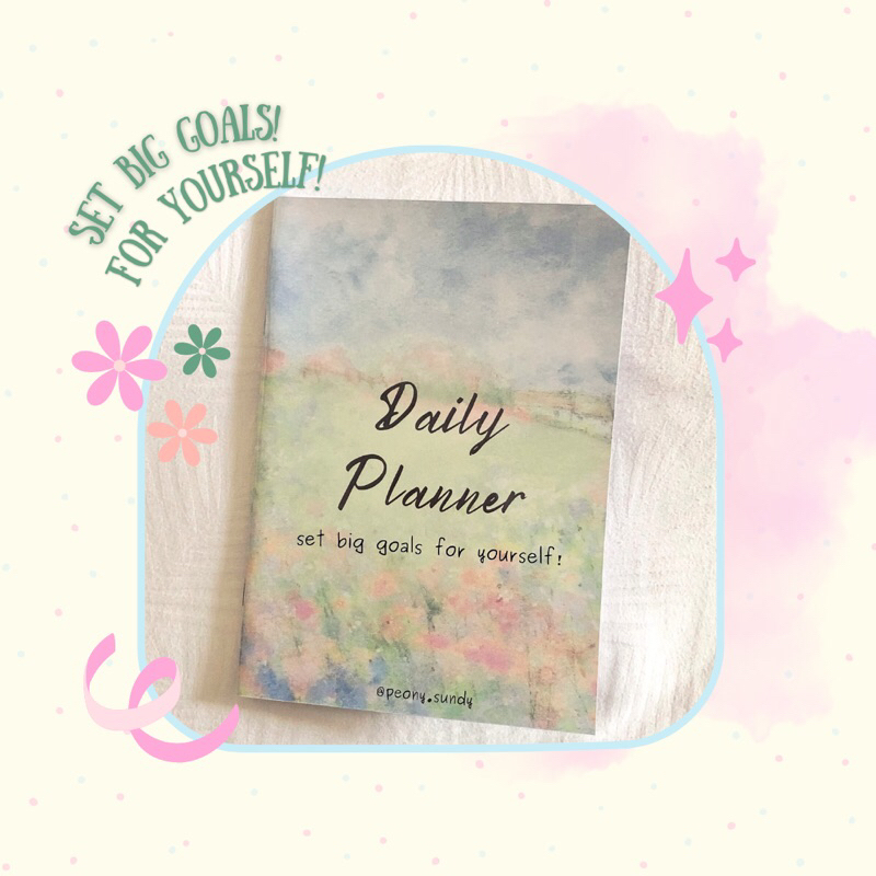 DAILY PLANNER BOOK AESTHETIC- BUKU PLANNER AESTHETIC