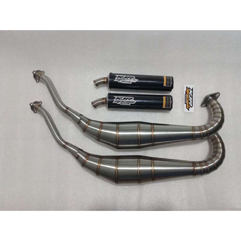 KNALPOT HONDA NOVA DASH LS125 MODEL COBRA ORIGINAL KJR RACING INDONESIA