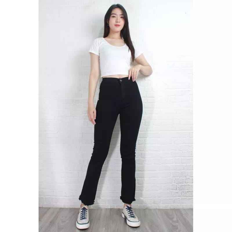 Celana Jeans Cutbray Rawis Wanita / Cutbray Wanita / Cutbray Cewek / Celana Jeans Cutbray Rawis Keki