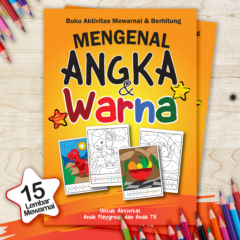

Buku Mengenal Angka dan Mewarnai
