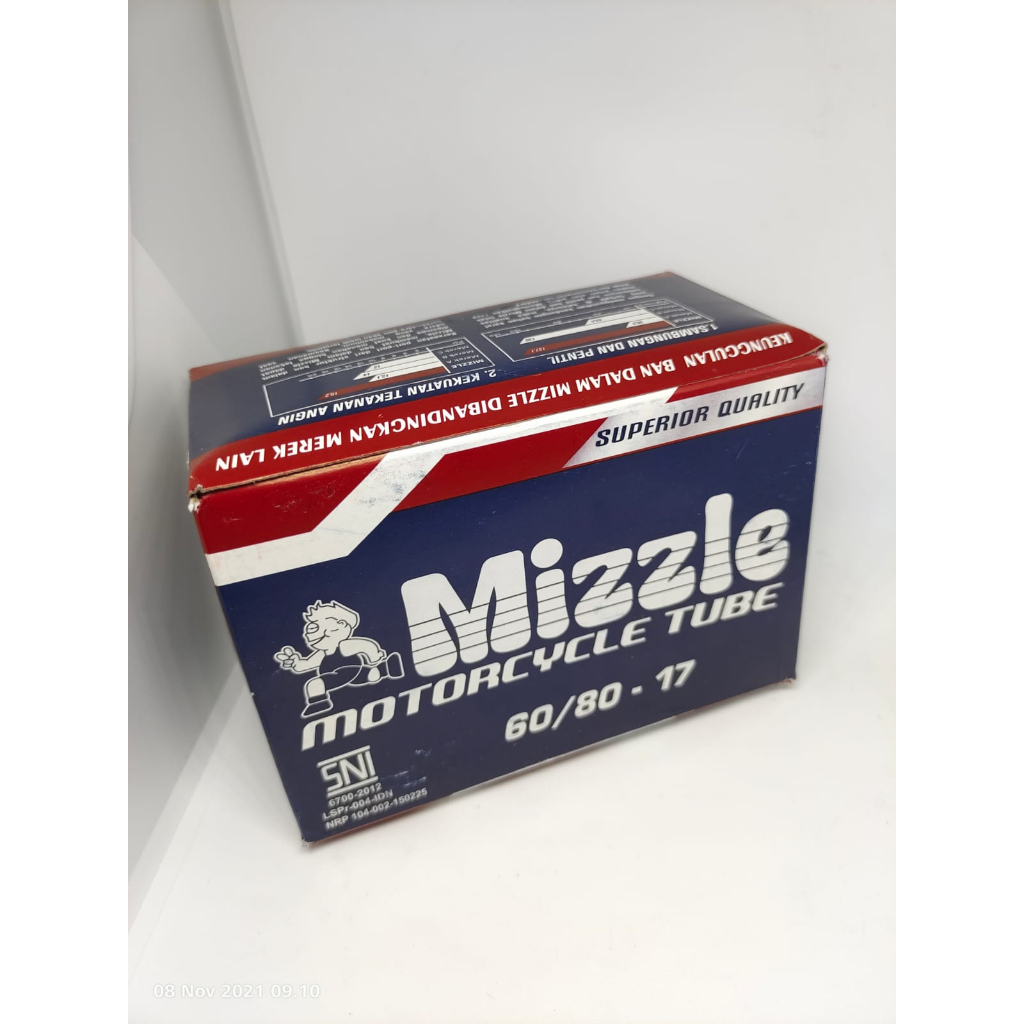 Ban Dalam Mizzle 60/80 Ring 17 MURAH ORIGINAL