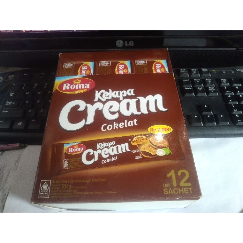 

rima kelapa cream coklat