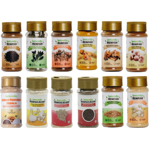 

Lemonilo Rempah Bubuk Bawang Putih Lada Hitam Lada Putih Jahe Mpasi Non MSG