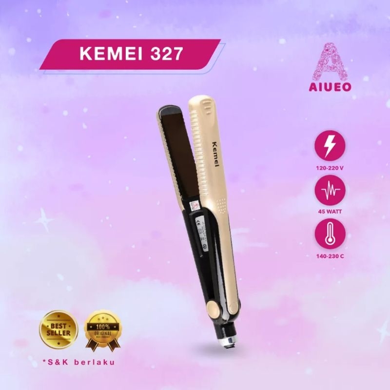 KEMEI 327 CATOK CATOKAN RAMBUT PELURUS