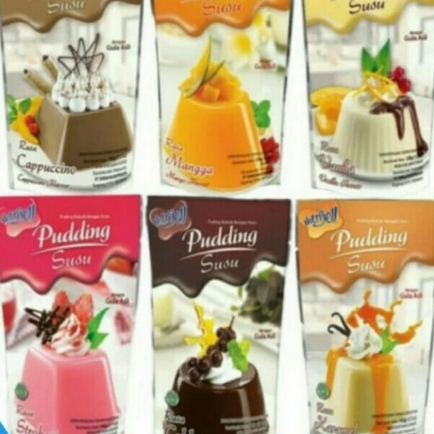 

pudding susu coklat dan aneka rasa nutrijell 145gr