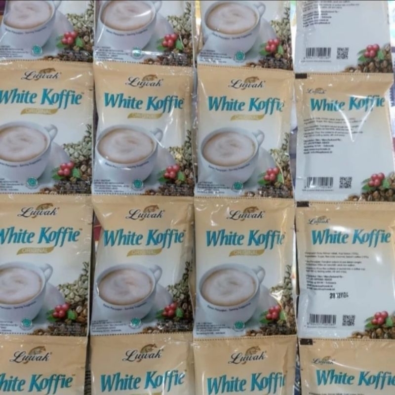 

kopi luwak white coffe isi 10 sachet