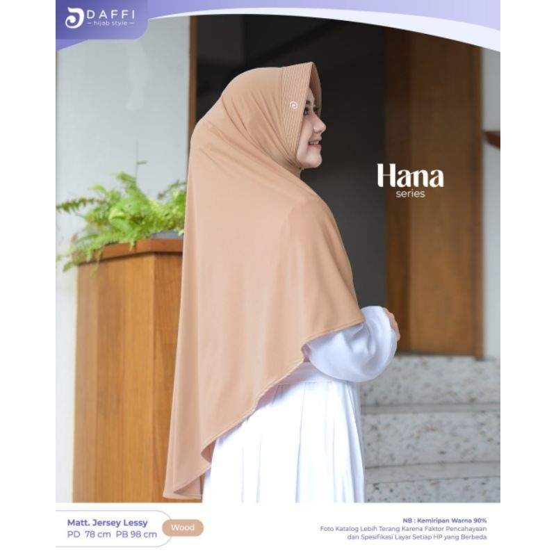 HANA Daffi Hijab bergo jumbo bergo instan daffi jilbab daffi terbaru Hijab instan