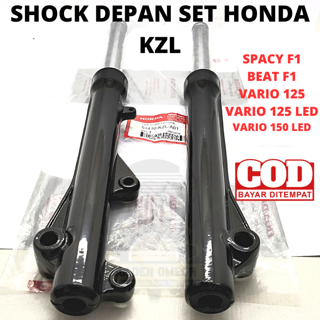 SHOCK DEPAN SET HONDA KZL KUALITAS ORIGINAL ORI ASLI AS SHOCK SAMA TABUNG BEAT F1, SPACY F1, VARIO 1