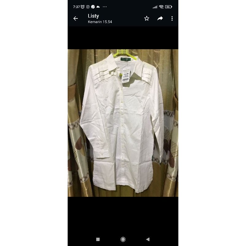 kemeja putih point one