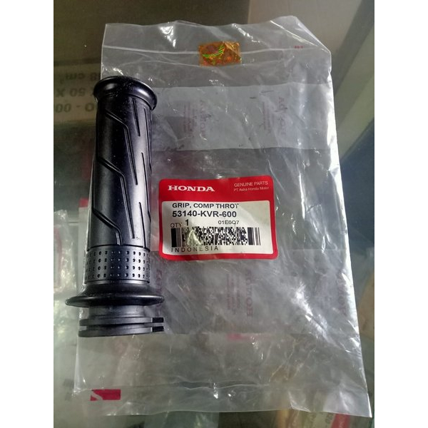 53140 KVR 600 HAND GRIP KARET STANG KANAN HONDA REVO 100 ORI AHM