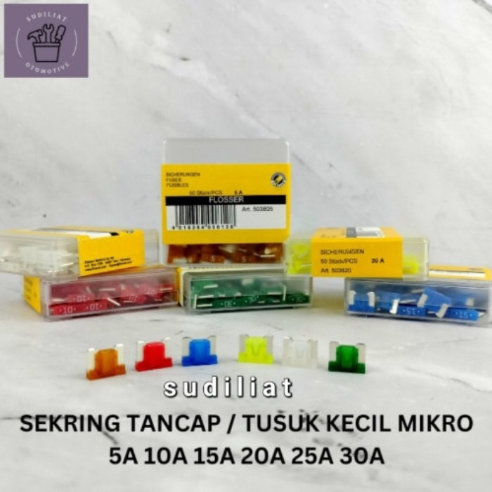 SEKRING FUSE MICRO FLOSSER / DX MICRO SEKRING BUNTUNG - SEKRING TANCAP