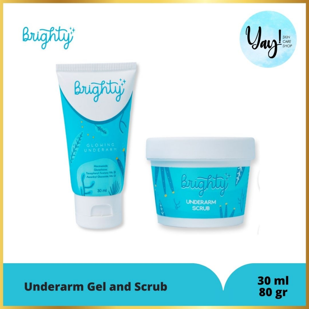 [Yay] BRIGHTY Glowing Underarm Gel and  BRIGHTY Glowing Underarm Gel Scrub
