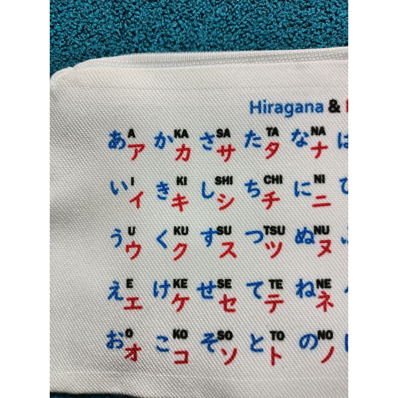 

RK Tempat Pensil / Pouch Jepang Hirgana Katakana