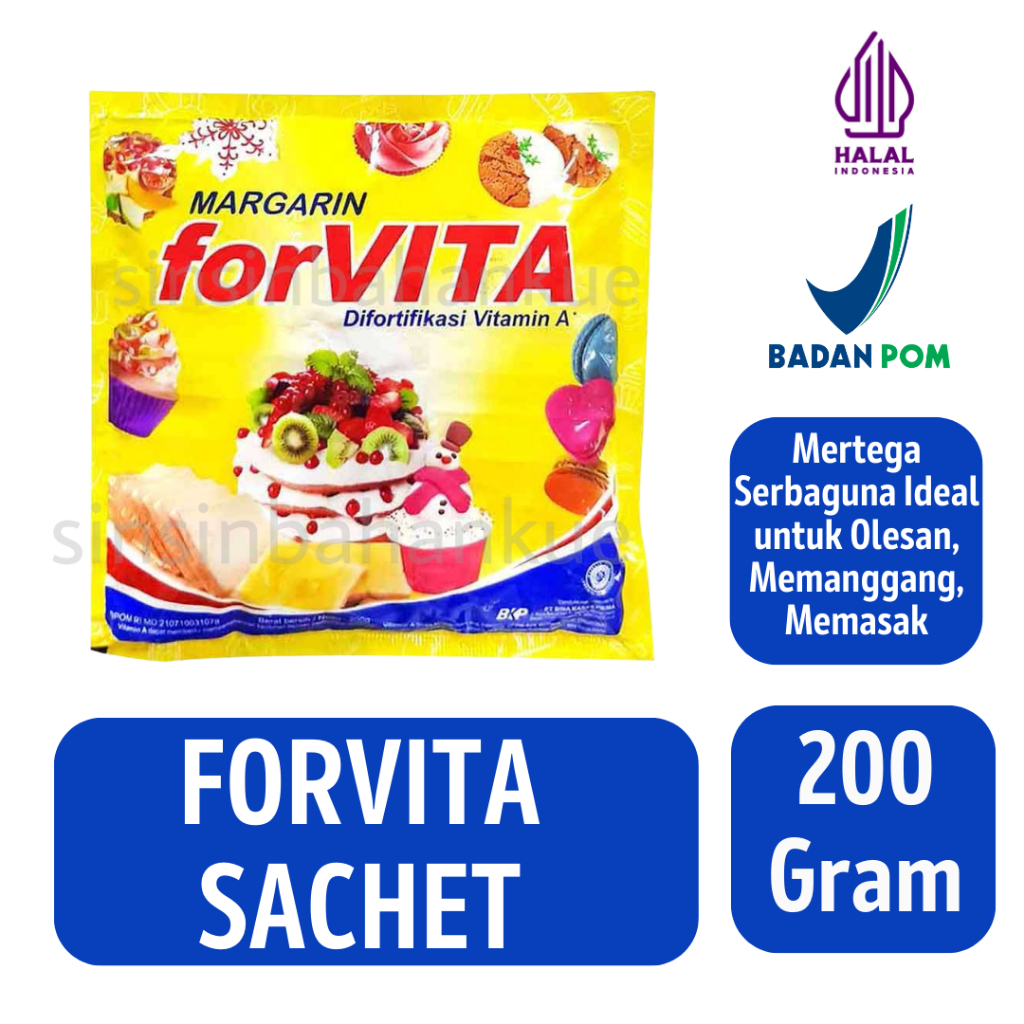 

Margarine Forvita Sachet [200 Gram]