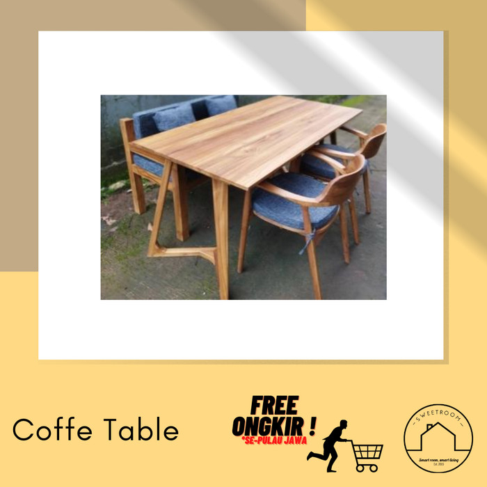 Coffe table - meja cafe - meja bundar - meja santai - meja unik