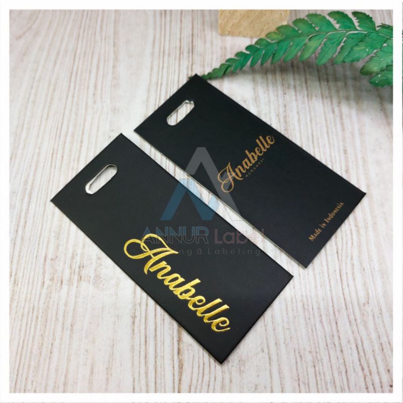 

label tag spot uv hangtag costom tag tebal label pakaian label hijab label distro