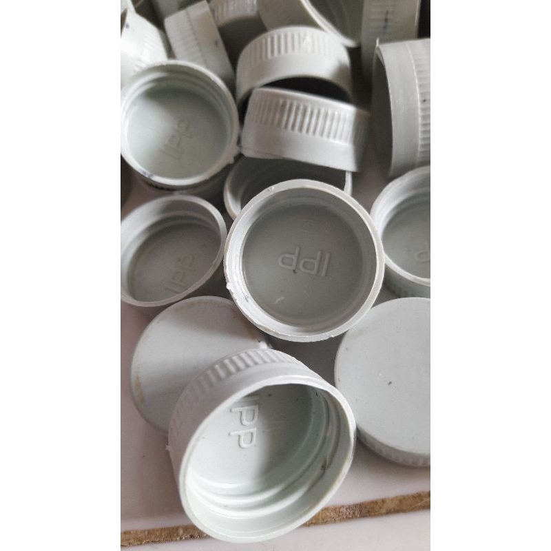 tutup plastik ulir 100pcs/tutup botol marjan/tutup botol UC