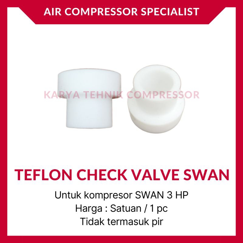 Teflon Isi Check Valve Kompresor Udara SWAN 3 HP