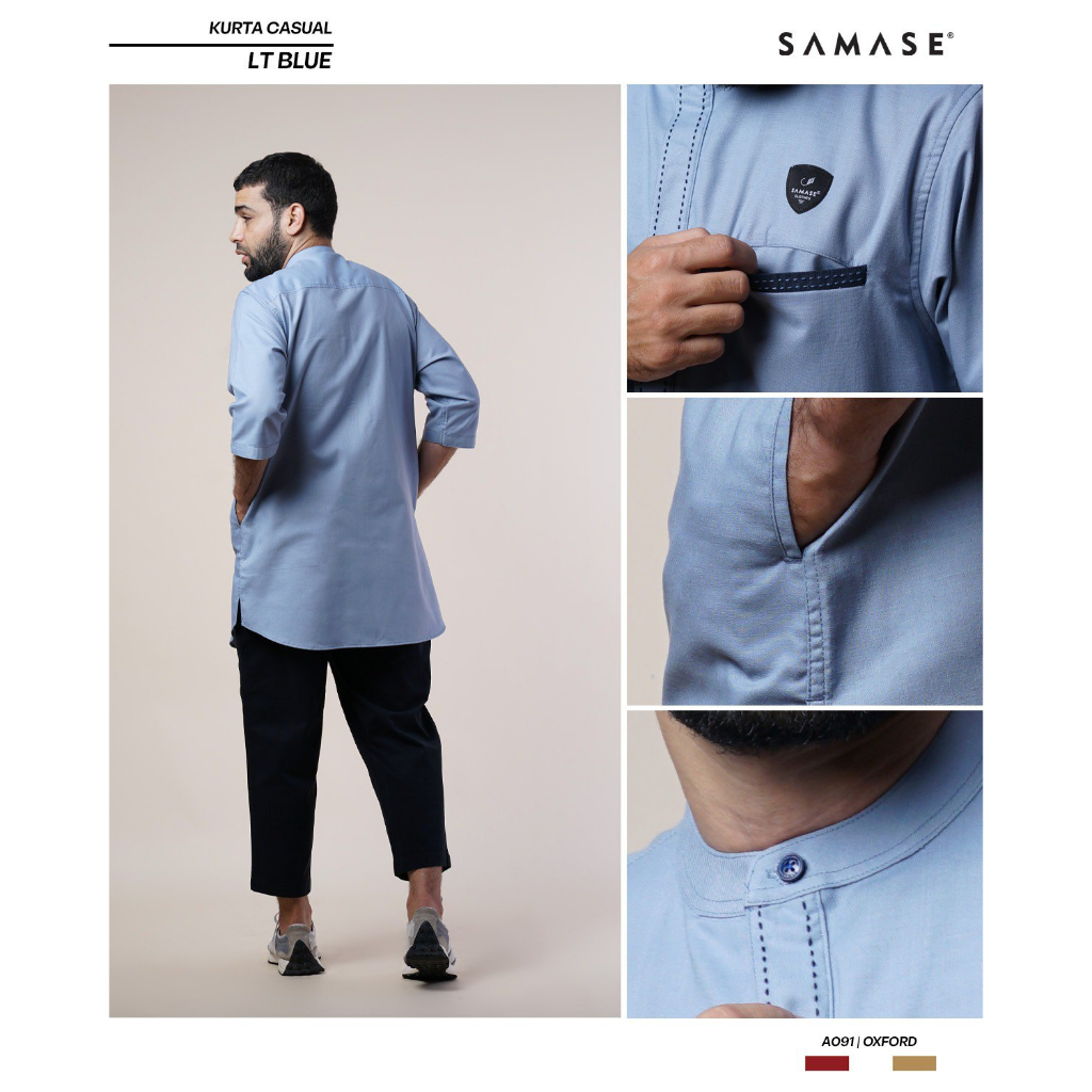 SAMASE A091 KURTA CASUAL LENGAN 3/4