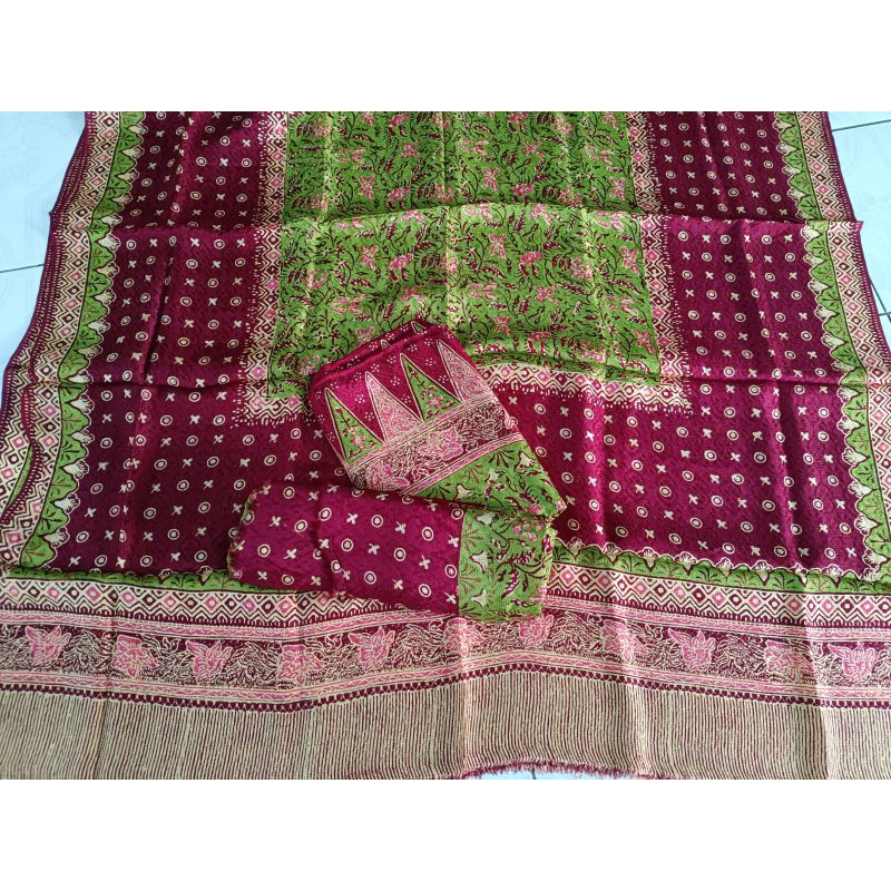 kain batik viscose cirebon trusmi batik fariza viskos cap tulis sarimbit couple jupri pulausaren